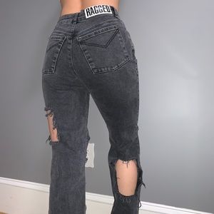 Rag & Bone Cut Out Jeans